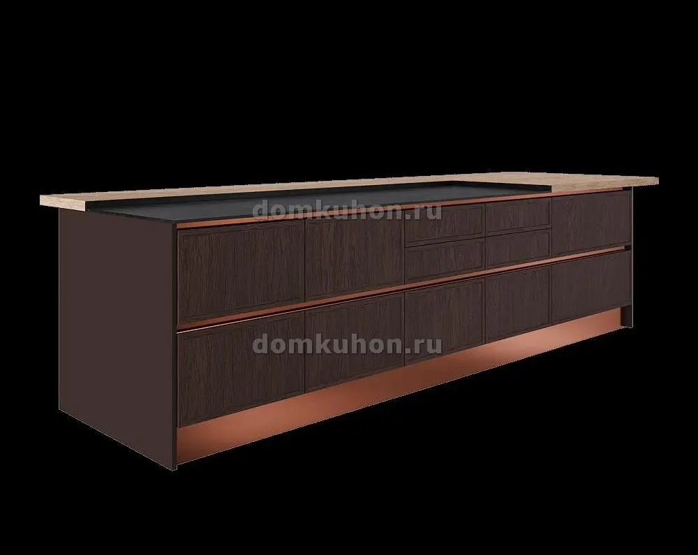 Кухня п образная - Лилия 3